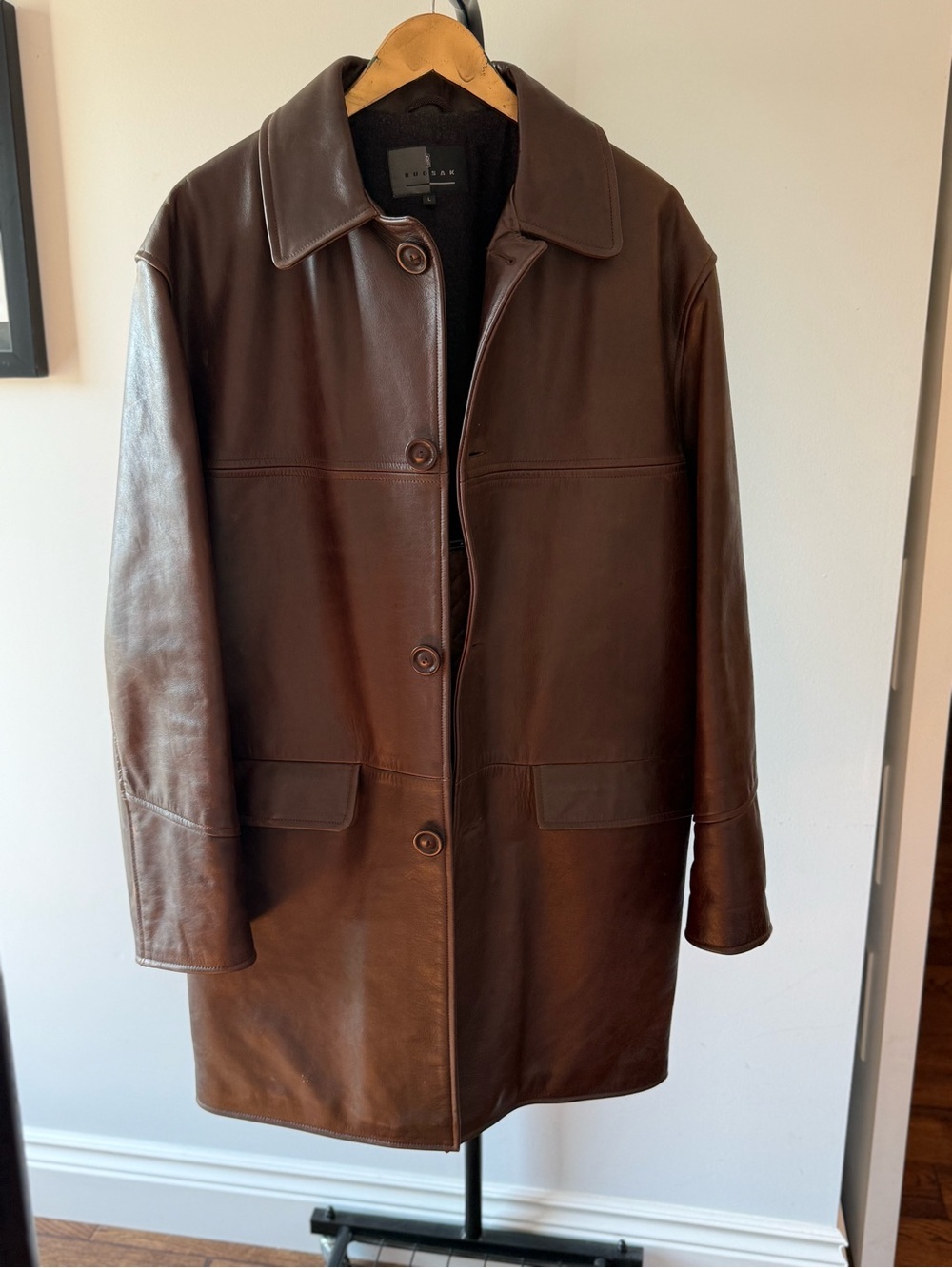Vintage Rudsak Men’s Brown Genuine Leather coat